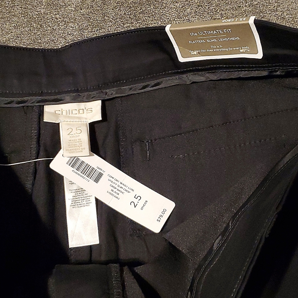 Chico's Luxe Twill Utility Crop - Picture 7 of 12